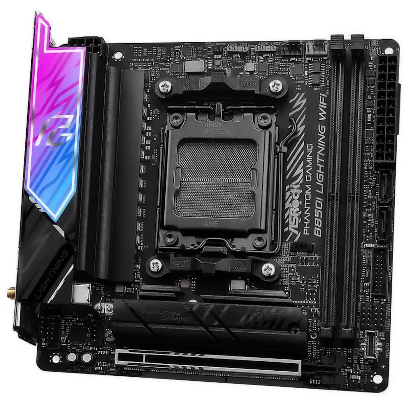 Informático Vallecas - Montaje Placa Base ASRock B850I Lightning WIFI Vallecas
